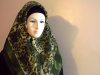 Great Green Square Turkish Hijab 66